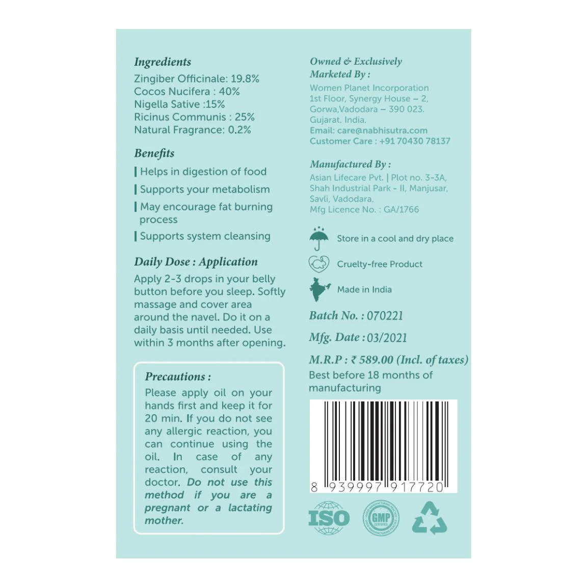 Daily Digestion & Detox  - Belly Button Oil - Image 9