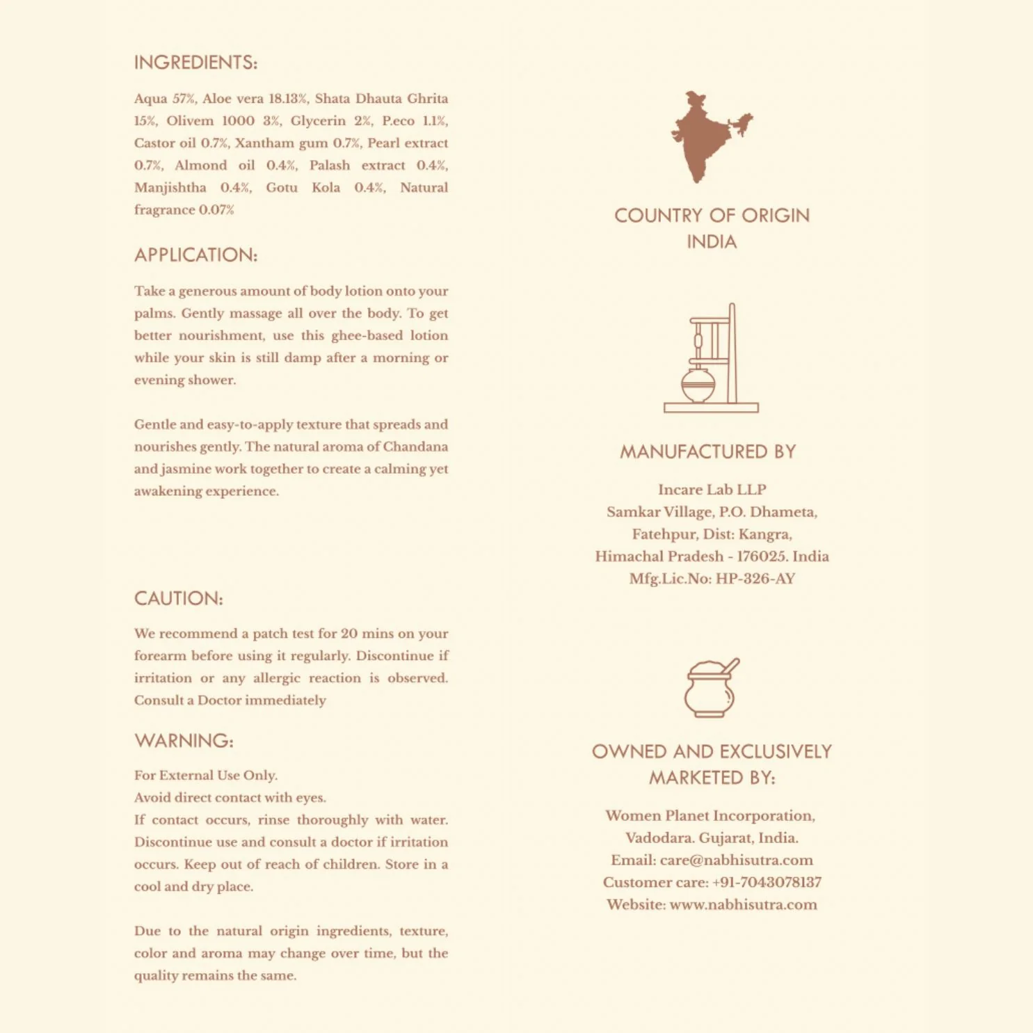 Palash Ghee Body Emollient | Body Lotion with goodness of Shata Dhauta Ghrita & Kesuda - Image 6